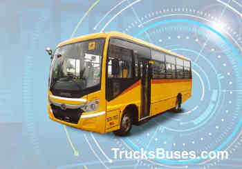 Tata Starbus AC School LP 407 CNG: 35 Seater Bus Images